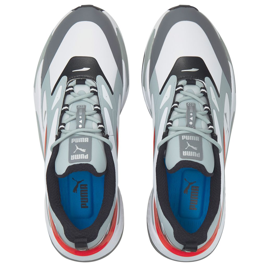 Giày golf nam GS-Fast WHITE-HIGH RISE-HIGH RISK RED 37635704 | Puma