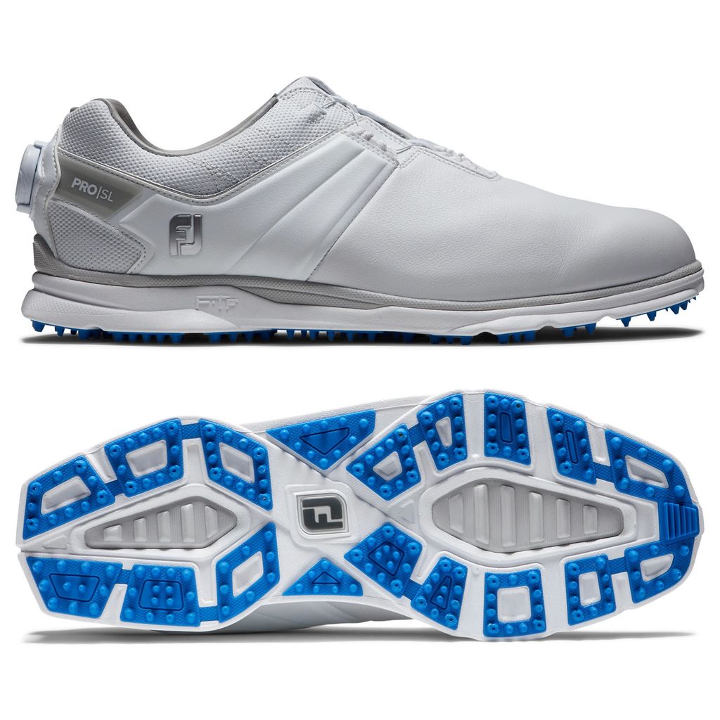 Giày golf nam PRO SL Spikeless BOA 53078 WHT/WHT/LBL | FootJoy