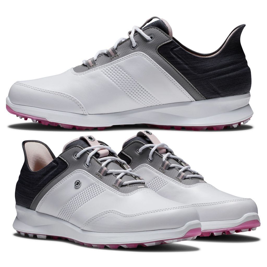 Giày golf nữ FootJoy FJ 90123 CF W STRATOS SPKL WHT/BLK/SPKGiày golf nữ CF W STRATOS SPKL WHT/BLK/SPK 90123 | FootJoy