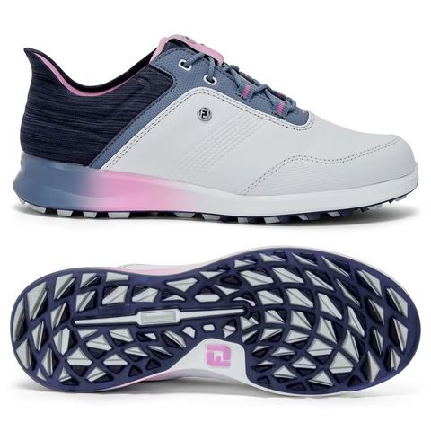 Giày golf nữ FJ 97800 DS FJ STRATOS WM WHT/NVY/PNK | FootJoy | Tặng 1 dù golf 1m5 + 1 đôi vớ FJ ProDry