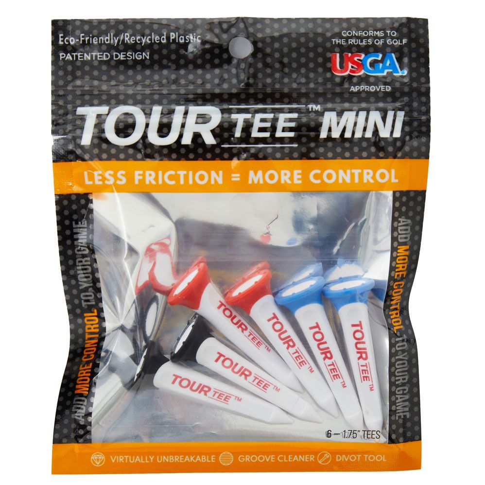 Gói 6 tee TOUR TEE MINI 23mm White | TourTee