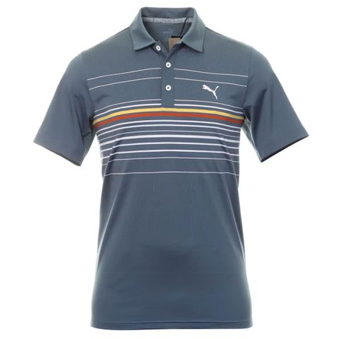 Áo golf nam MATTR CANYON POLO 53297714 EVENING SKY-WARM CHESTNUT | Puma