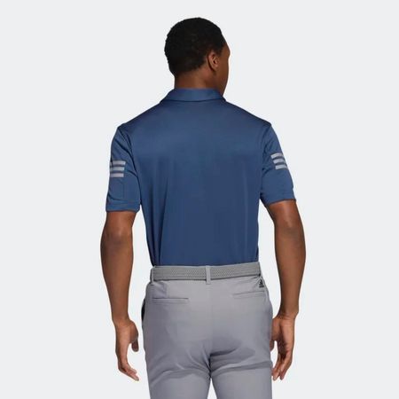 Áo golf nam tay ngắn 3-Stripes NAVY HC5353 | Adidas