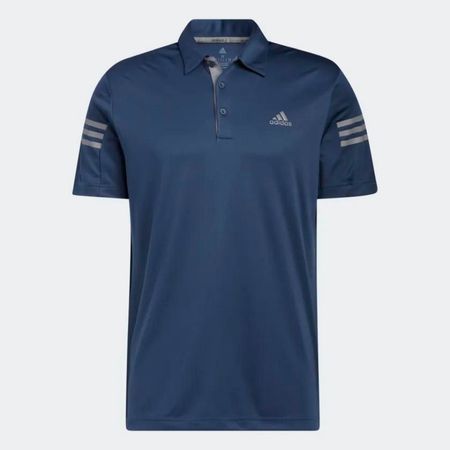 Áo golf nam tay ngắn 3-Stripes NAVY HC5353 | Adidas