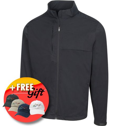 Áo khoác nam WEATHERKNIT L/S FULL-ZIP JACKET G7F21J058_BLK | Greg Norman