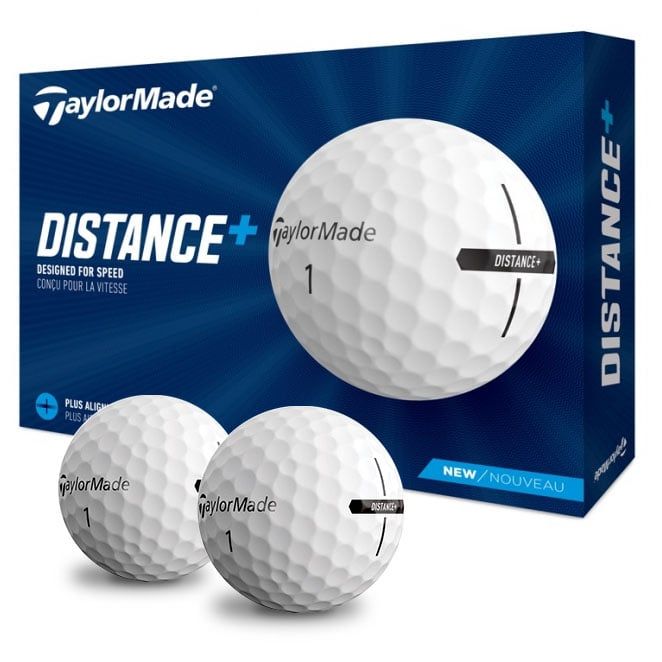 Bóng golf TaylorMade Distance+ White