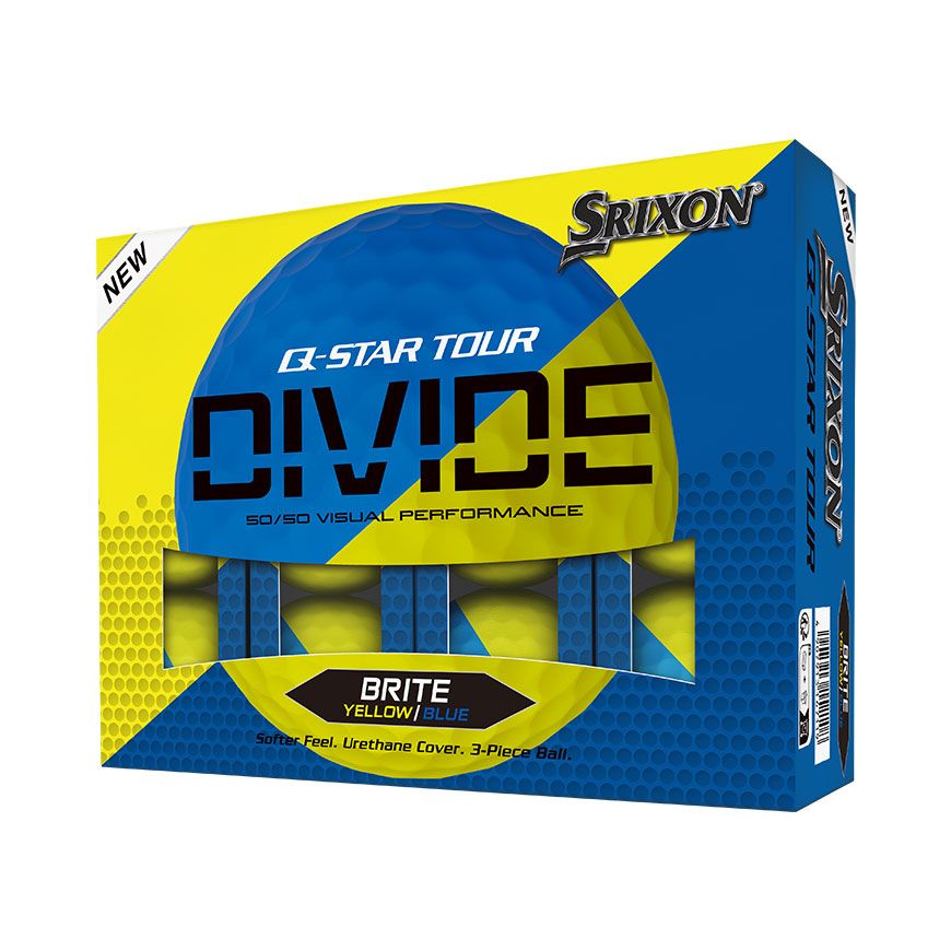 Hộp 12 bóng golf Q STAR Tour Divide 2 màu 3 lớp | Srixon