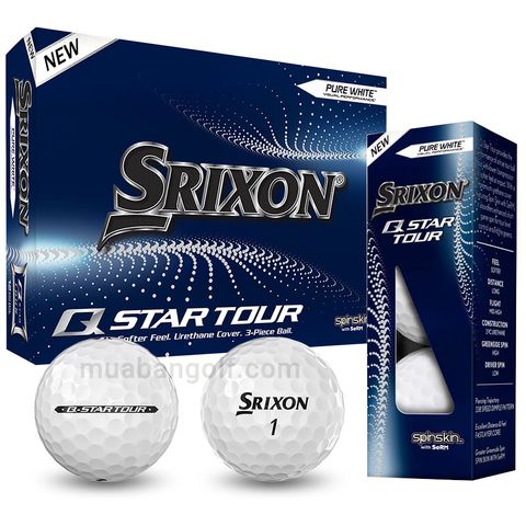 Hộp 12 bóng golf Q-STAR Tour 3 lớp | Srixon