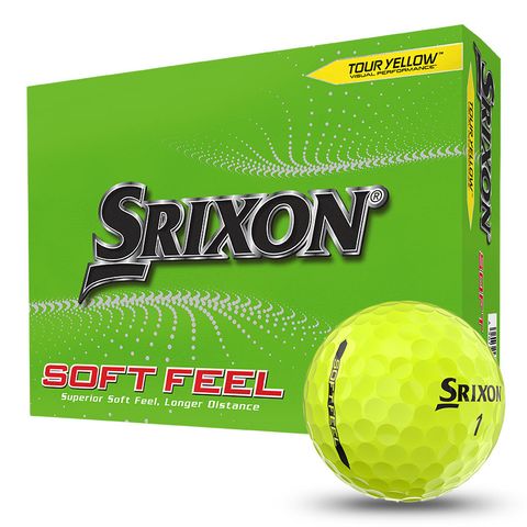 Hộp 12 bóng golf Soft Feel BRITE Yellow | Srixon