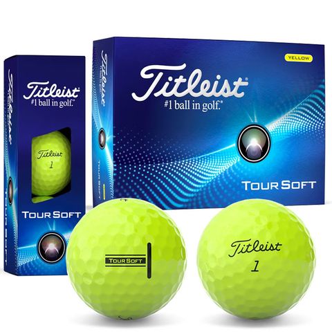 Hộp 12 bóng golf Tour Soft 2024 màu Vàng | Titleist