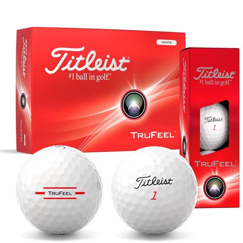 Hộp 12 bóng golf TruFeel 2 lớp 2024 màu Trắng | Titleist