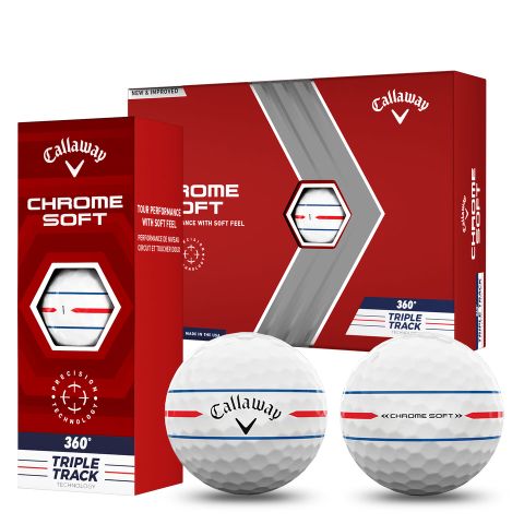 Hộp 12 bóng Limited Edition Chrome Soft 360 Triple Track | Callaway