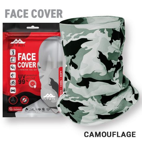 Khẩu trang Face Cover UV Protection FC-102CF CAMOUFLAGE | Stan