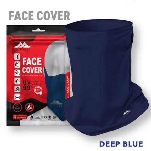 Khẩu trang Face Cover UV Protection FC-101DB Dark Blue | Stan