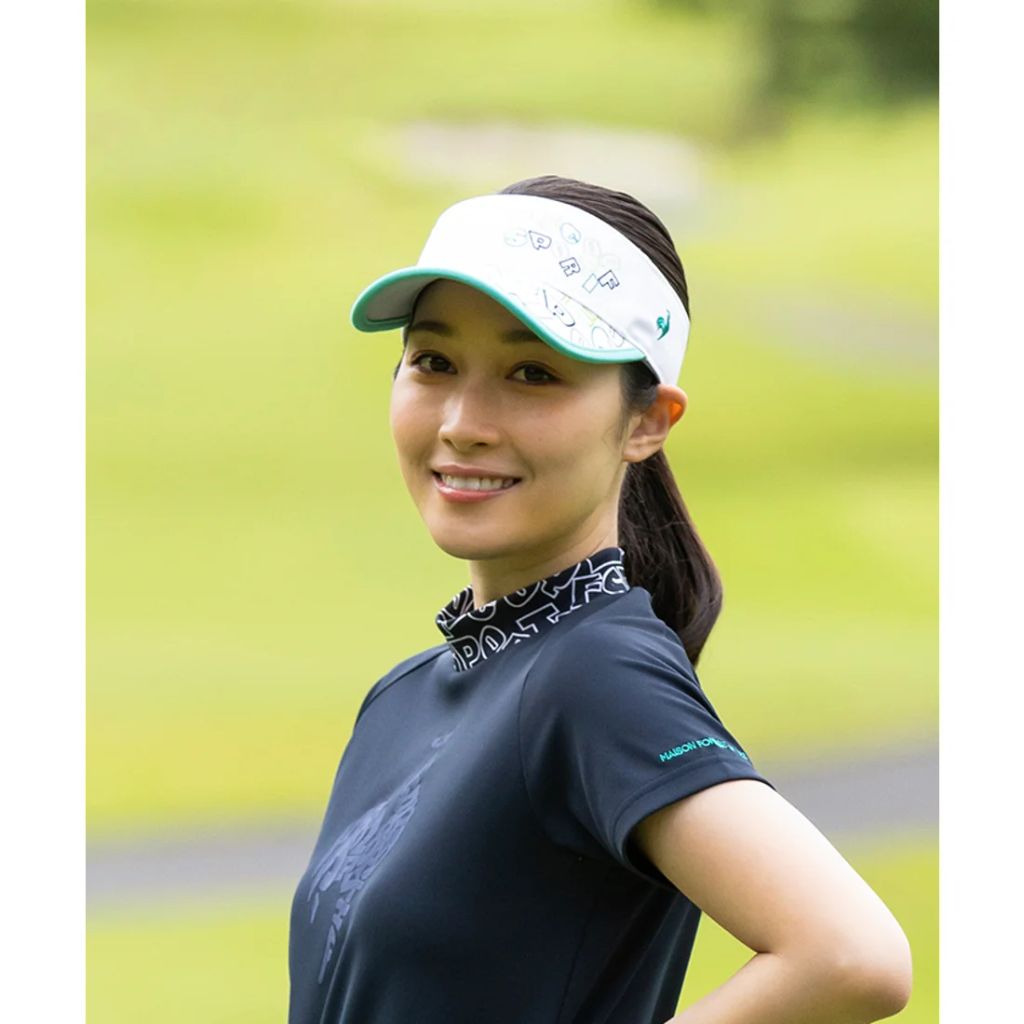 Nón kết golf nữ nửa đầu QGCWJC50V-WH00 | Le Coq Sportif