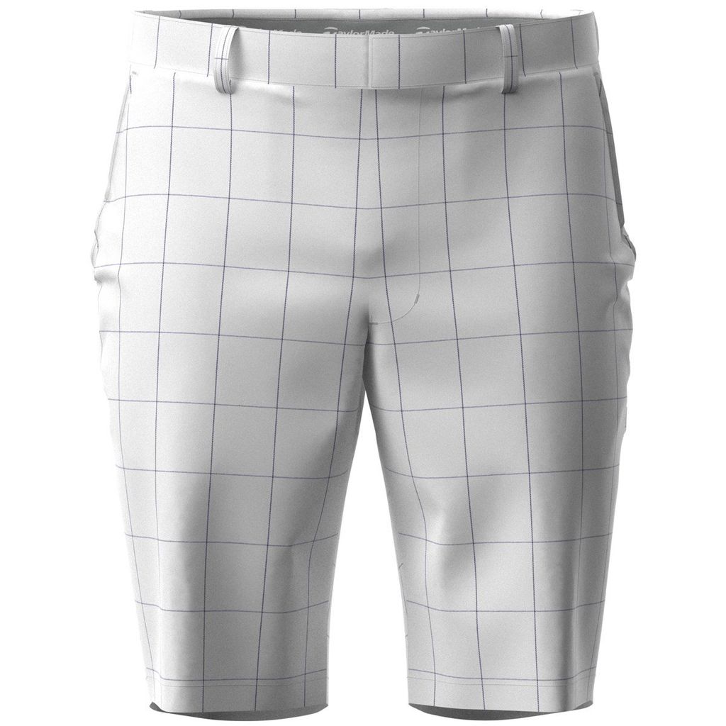 Quần short golf nam N92616 màu Trắng ca rô | Men's shorts 2MSSH-TD165