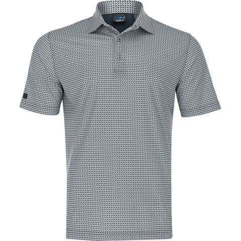 Áo golf nam tay ngắn G7F21K565_MIDN ML75 ELEPHANT POLO - MIDNIGHT | Greg Norman