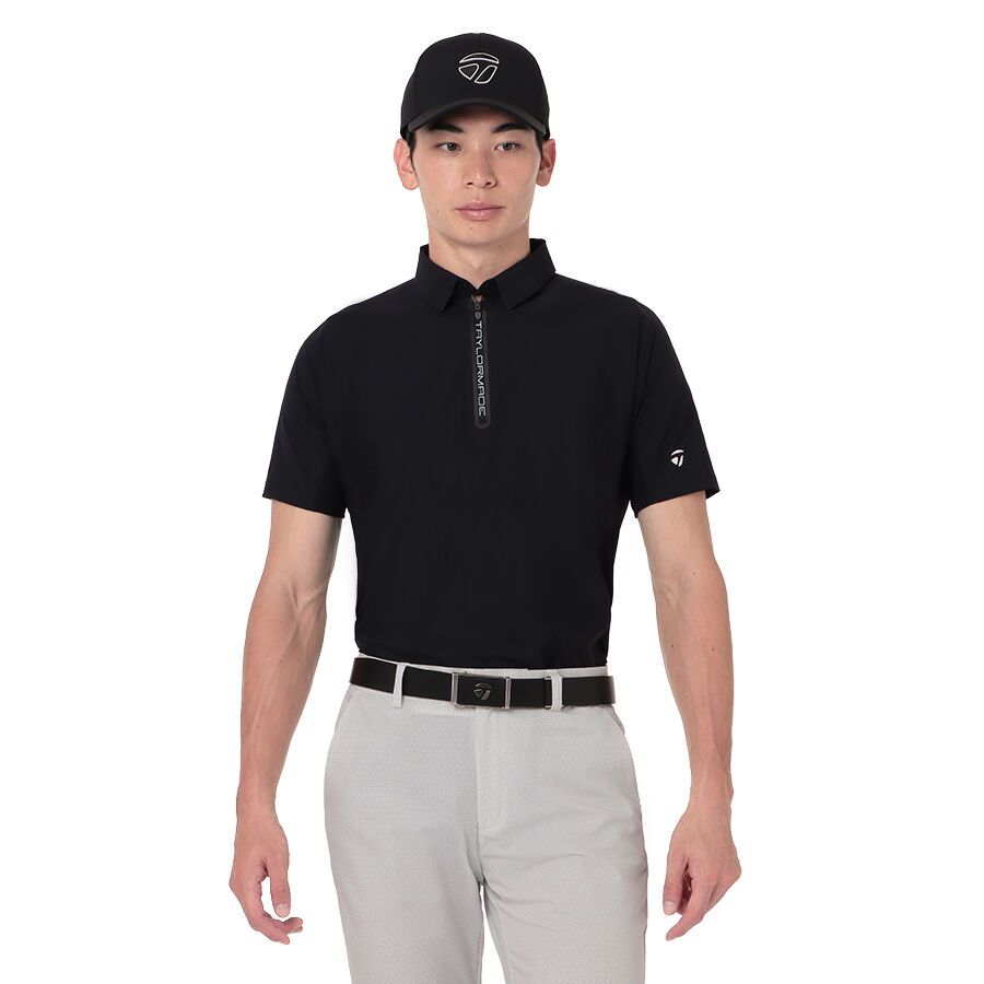 Áo golf nam tay ngắn TL386 BLACK | TaylormadeÁo golf nam tay ngắn TL386 BLACK M1949458 | Taylormade