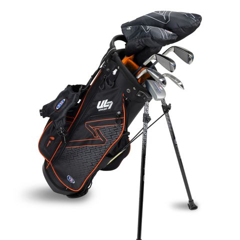 Bộ 7 gậy golf trẻ em Ultralight UL7-51 Black/Orange cho bé cao khoảng 1m3 | US Kids Golf