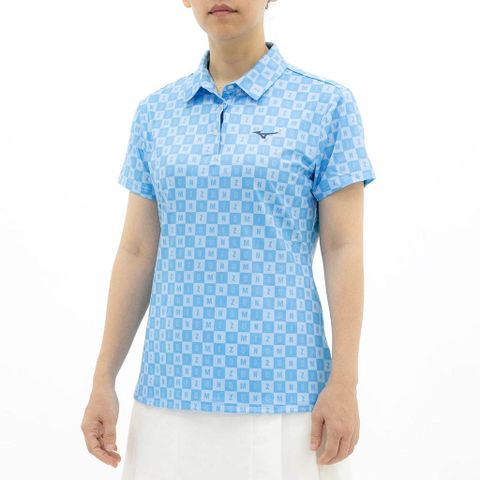 Áo golf tay ngắn nữ CHECKED POLO | Mizuno