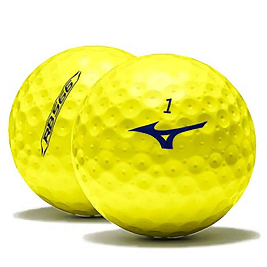 Hộp 12 bóng golf RB566 2 lớp màu vàng 2024 | Mizuno