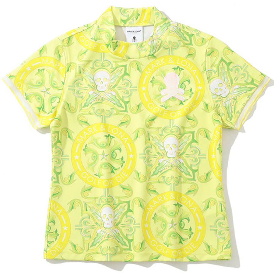Áo thun nữ cổ tròn tay ngắn Victoria Mock Neck MLW-4B-AA05 Yellow | MA