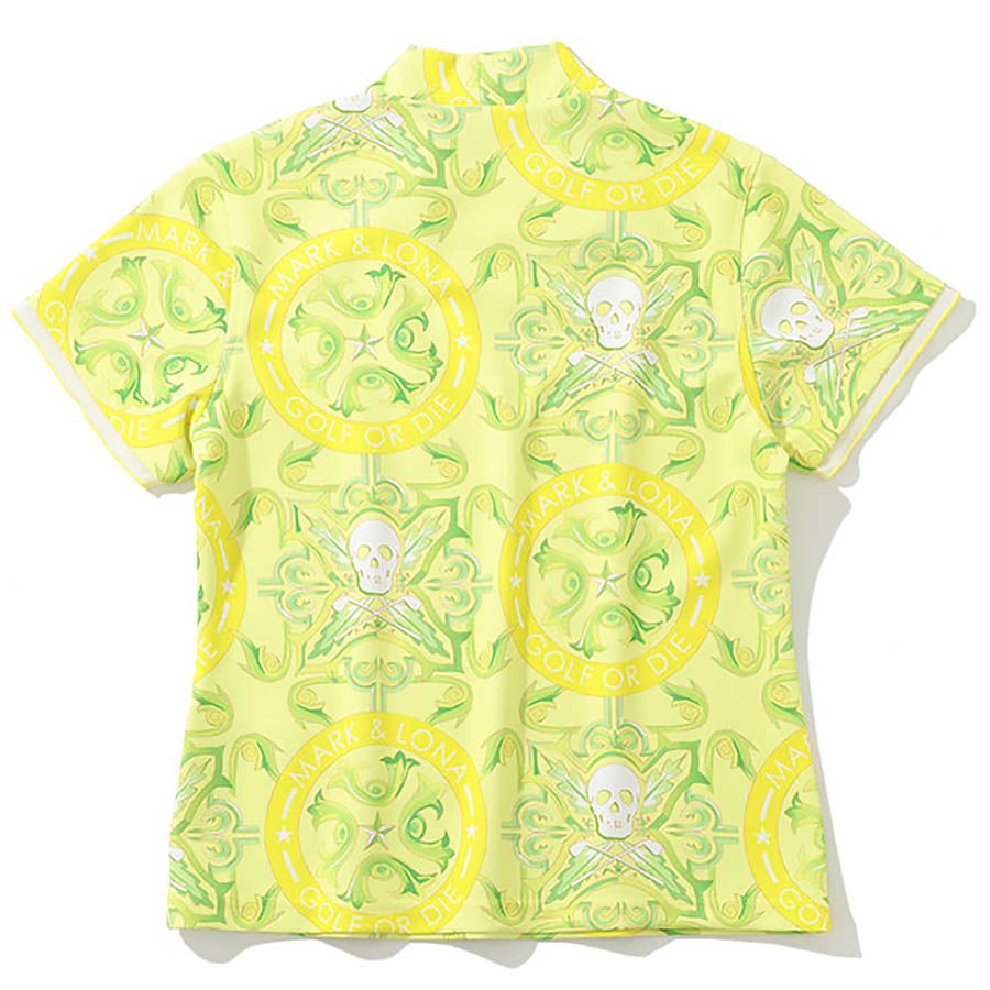 Áo thun nữ cổ tròn tay ngắn Victoria Mock Neck MLW-4B-AA05 Yellow | MA