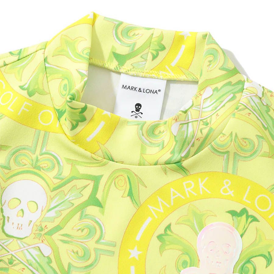 Áo thun nữ cổ tròn tay ngắn Victoria Mock Neck MLW-4B-AA05 Yellow | MA