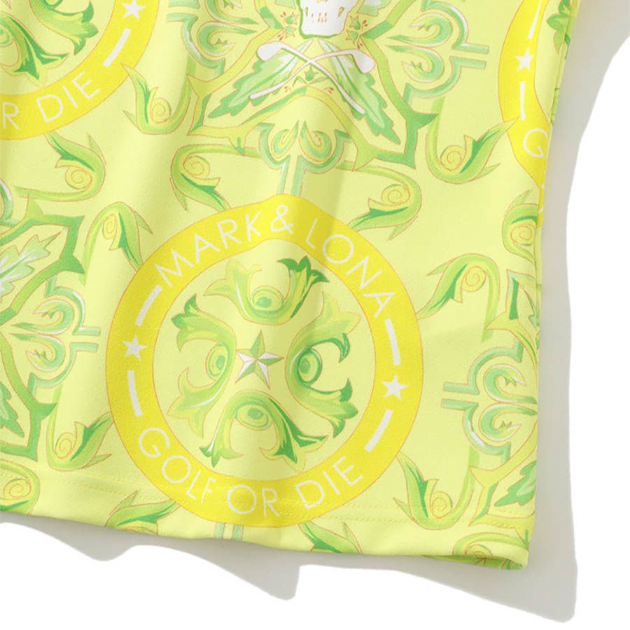 Áo thun nữ cổ tròn tay ngắn Victoria Mock Neck MLW-4B-AA05 Yellow | MA