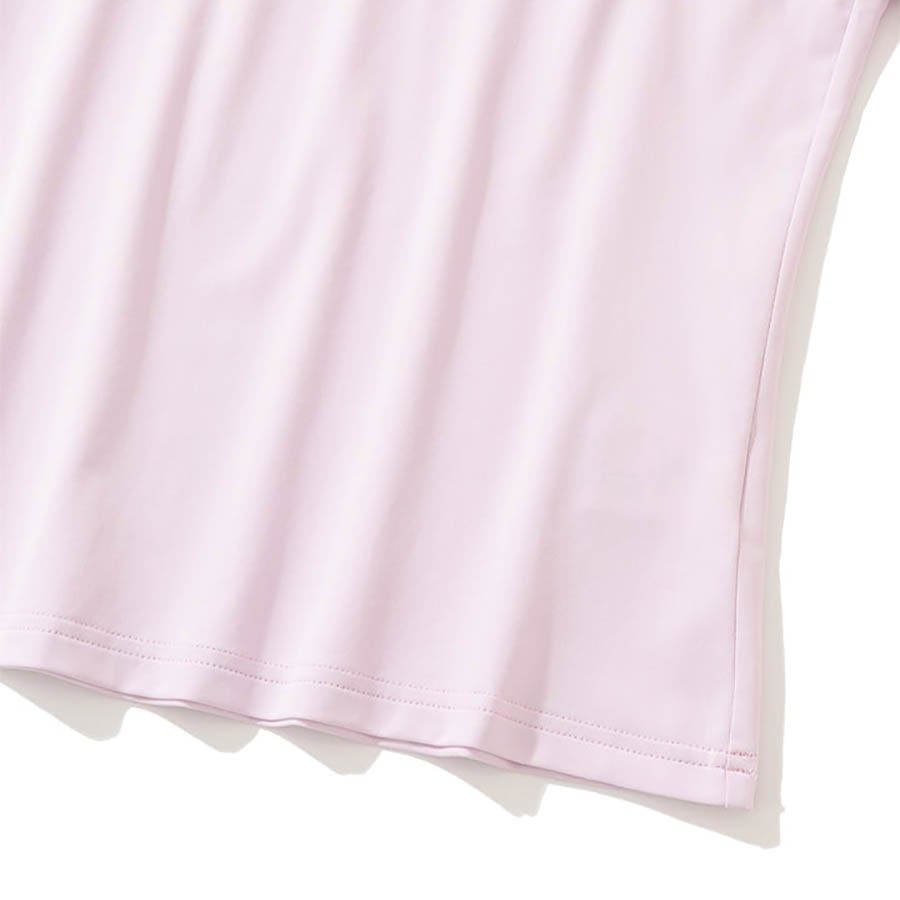 Áo thun nữ cổ tròn tay ngắn Med Puffy MLW-4B-AA07 Lavender | MARK & LO