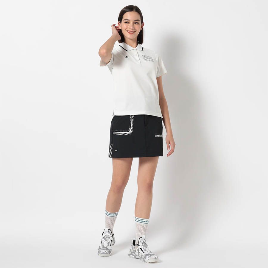 Váy golf nữ Enigma MLW-4B-AE08 Black | MARK & LONA