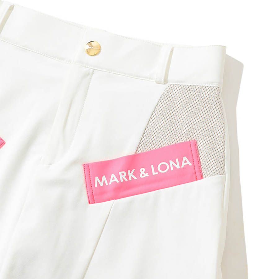 Váy golf nữ Pave Frilled Back MLW-4B-AE09 White | MARK & LONA