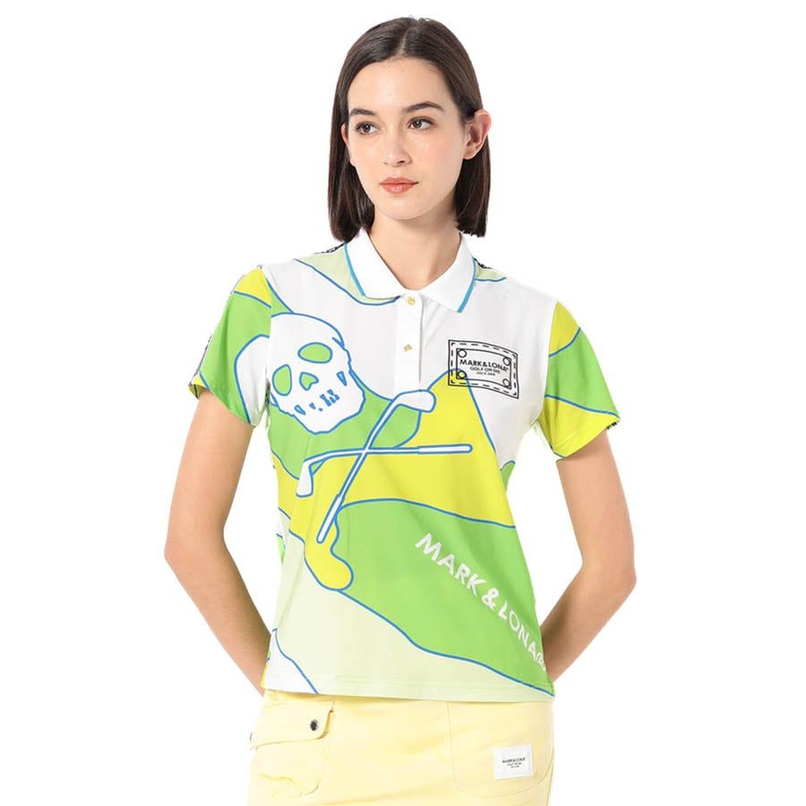 Áo golf nữ tay ngắn Milo®️-fit MLW-4B-AP05 Yellow | MARK & LONA