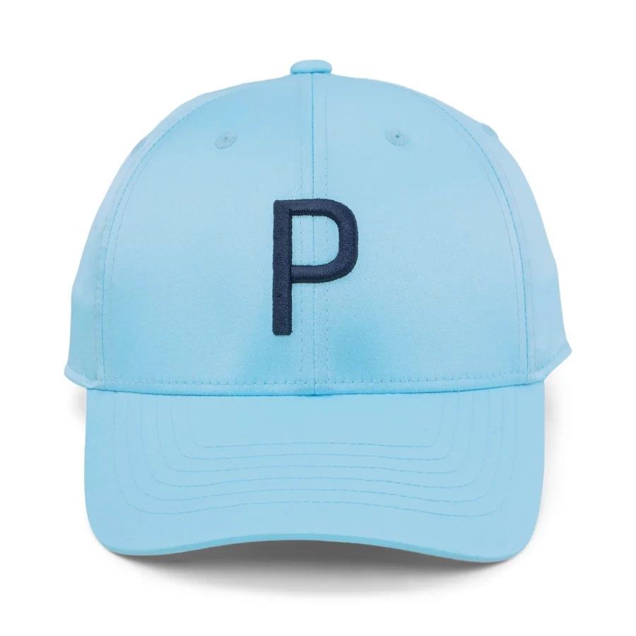 Mũ kết golf 02442507 Structured P Cap Tropical Aqua-Navy Blaz | Puma