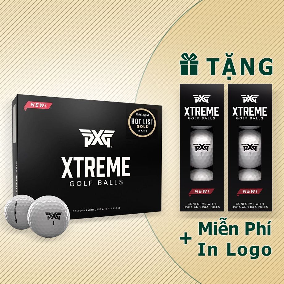 Hộp 12 bóng golf Xtreme Premium | PXG | ƯU ĐÃI TẶNG KÈM