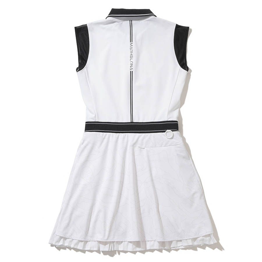 Váy golf liền thân SCP Polo Dress MXW-4B-AO02 White | MARK & LONA