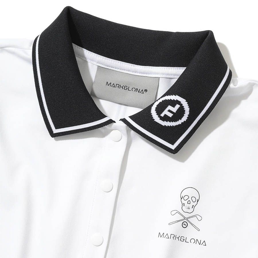 Váy golf liền thân SCP Polo Dress MXW-4B-AO02 White | MARK & LONA