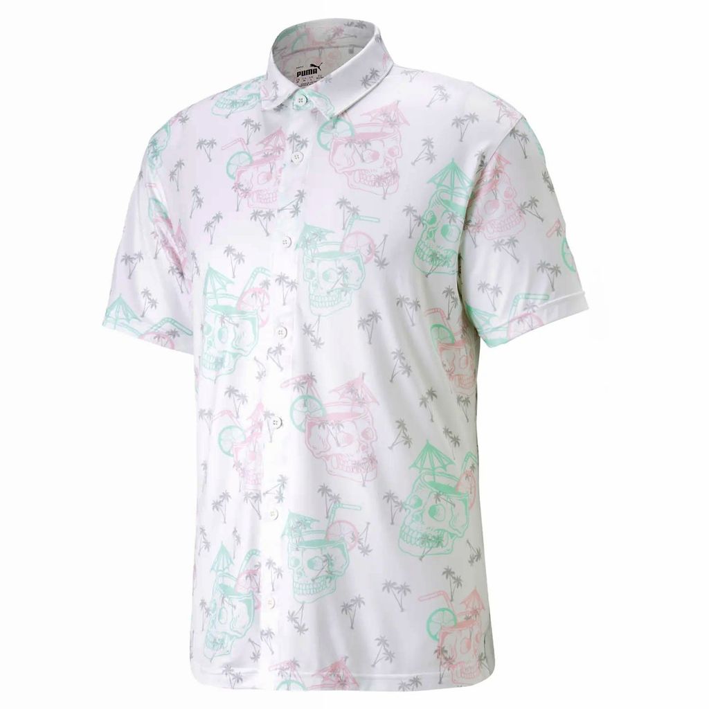 Áo golf nam tay ngắn có hàng nút Mattr Tropi-Cool Shirt 53874901 Brigh