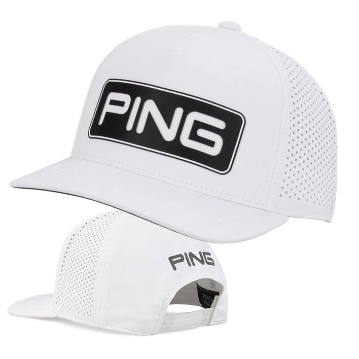 Nón kết golf Tour Vented Delta CAP35566-198 màu trắng | PING