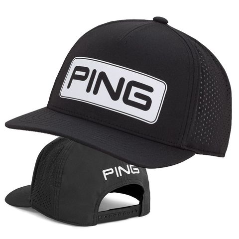 Mũ kết golf Tour Vented Delta CAP35566-199 màu đen | PING