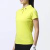 Áo golf nữ tay ngắn WOMEN'S DEBOSSED FJ LOGO SS SHIRT 80566 YELLOW | F