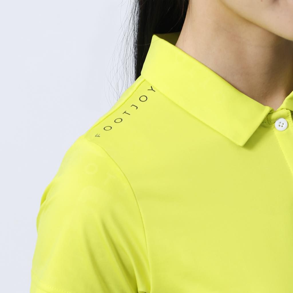 Áo golf nữ tay ngắn WOMEN'S DEBOSSED FJ LOGO SS SHIRT 80566 YELLOW | F