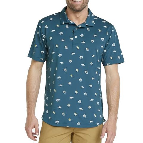 Áo golf nam tay ngắn 53379002 Mattr Hangtime Polo-Blue Coral-Maize | PUMA