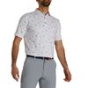 Áo golf nam tay ngắn 82067 CLAM BAKE PRINT LISLE, SELF COLLAR | Foot J