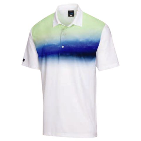 Áo golf nam tay ngắn G7S22K523_BLJW GENOVESA POLO - BLUE JEWEL | Greg Norman