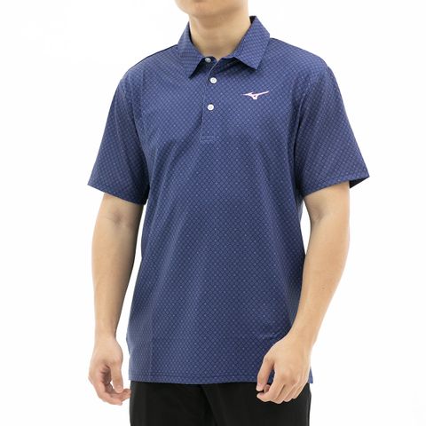 Áo golf tay ngắn nam SUN-SAKURA GEOMETRIC PRINT POLO 52SA300414 | Mizuno