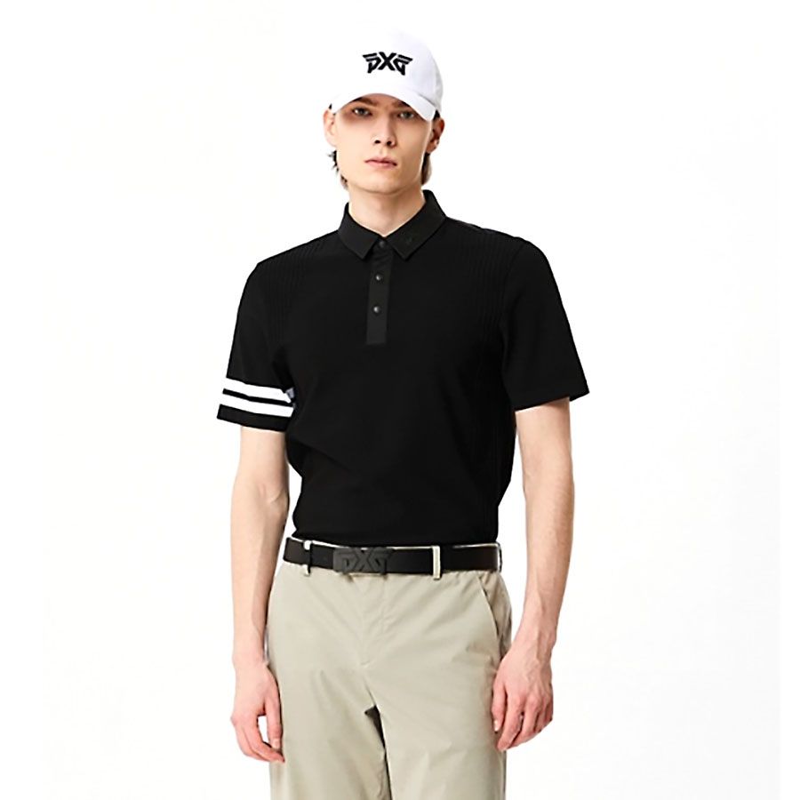 Áo golf tay ngắn nam SM KNIT HYBRID COLLAR PIMPM221821 | PXG