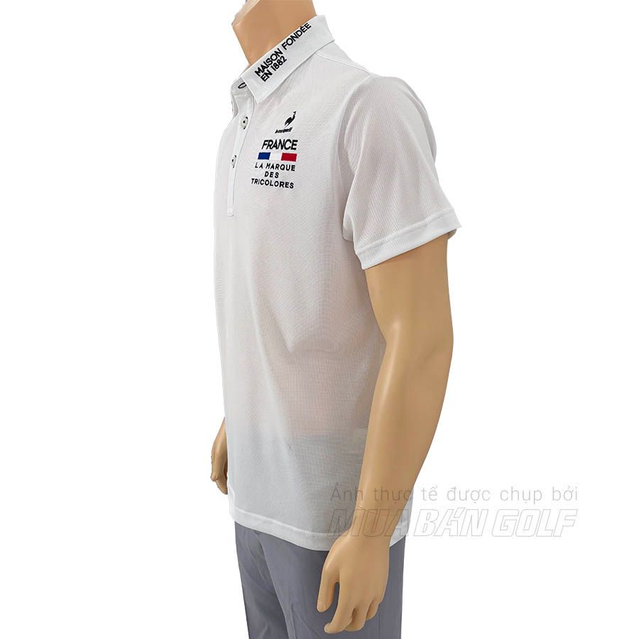 Áo golf tay ngắn nam QGMUJA20-WH00 | Lecoq