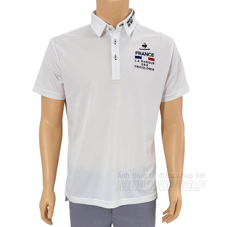 Áo golf tay ngắn nam QGMUJA20-WH00 | Lecoq