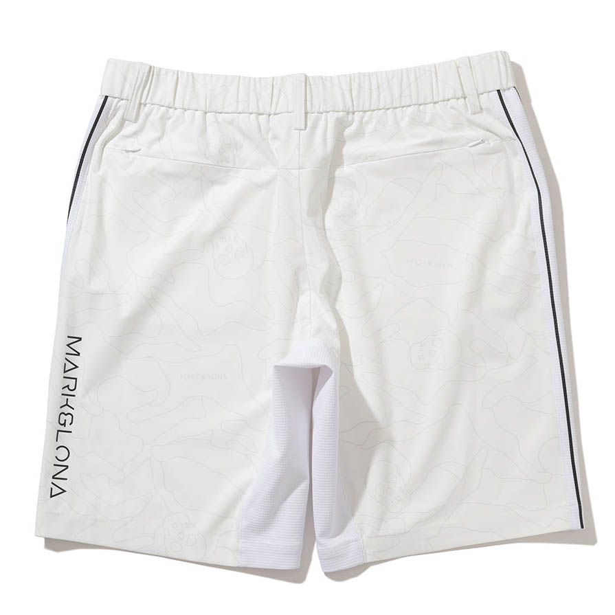 Quần short golf nam OLC Performance MXM-4B-AT03 White | MARK & LONA